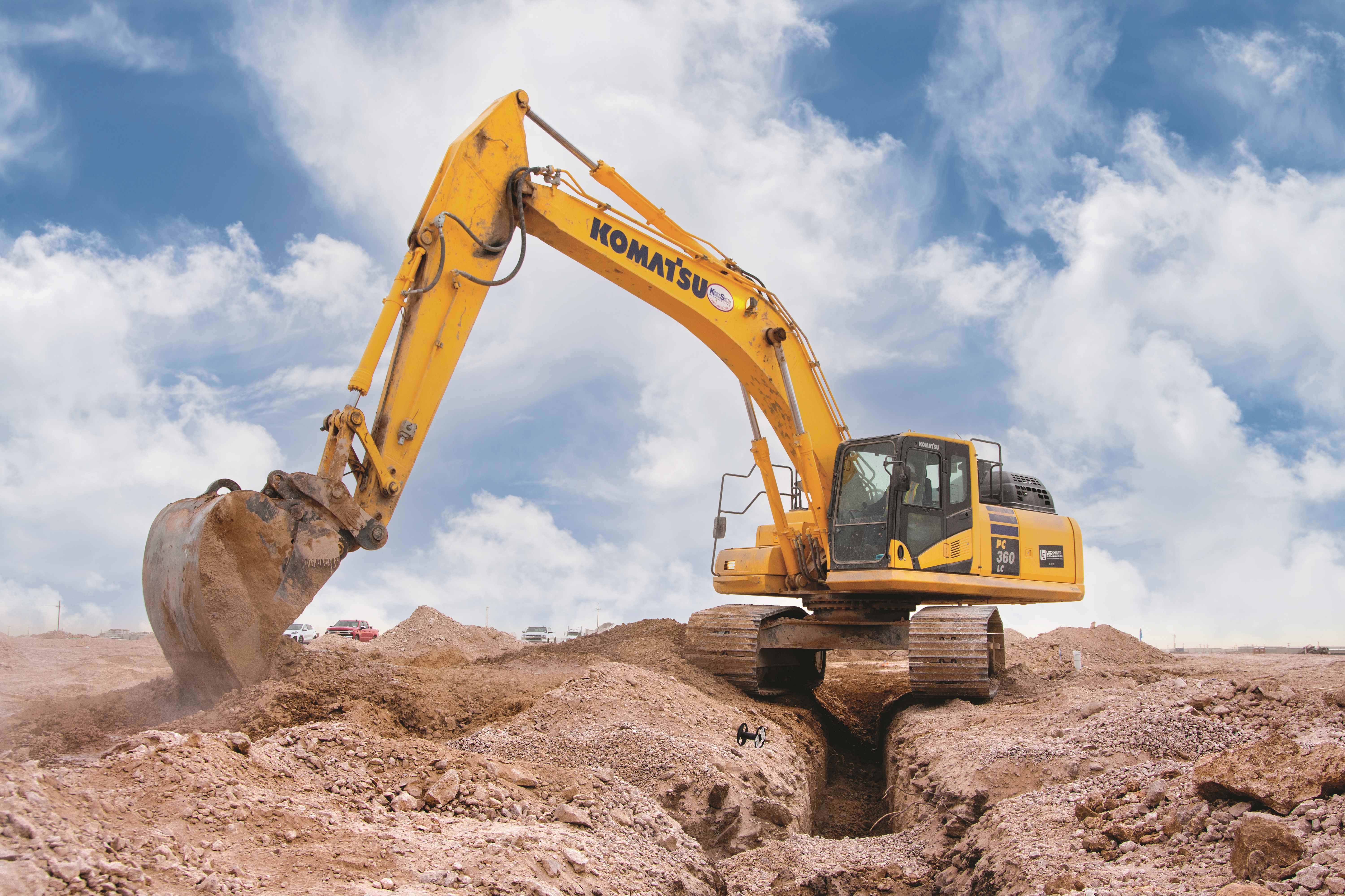 Komatsu construction equipment helps Lockhart Excavation 